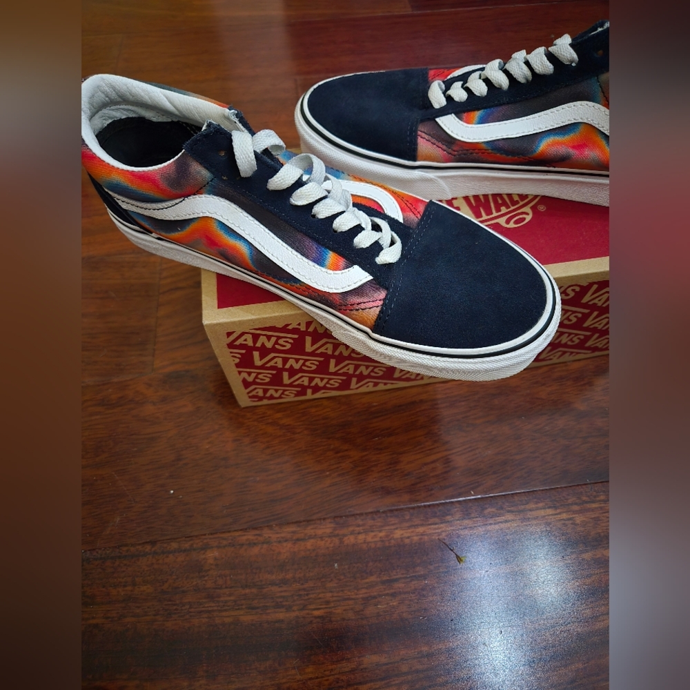 Vans Multicolor High-Top Sneakers Unisex 7M And 8.5W